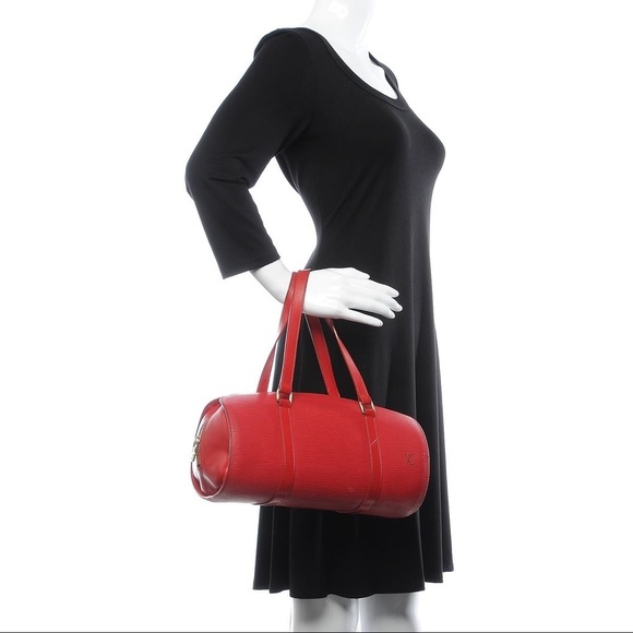 Louis Vuitton Soufflot Epi Red Leather - Picture 2 of 7